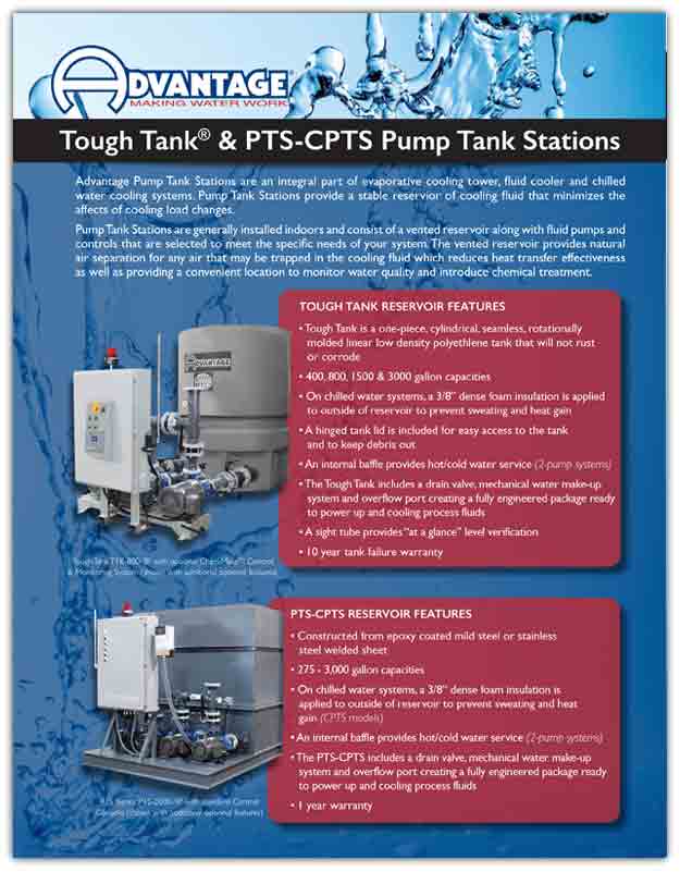 Literature for Advantage Pump Tank Stations
