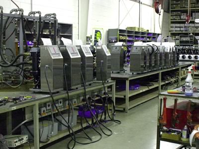 Testing bench for temperature control units
