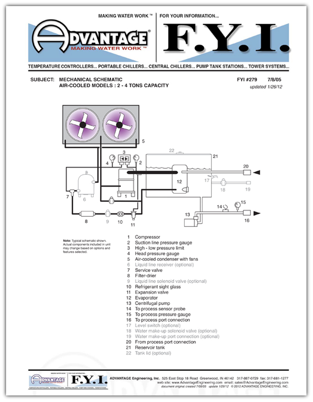 Circuit Schematic Chillers To 4 Tons