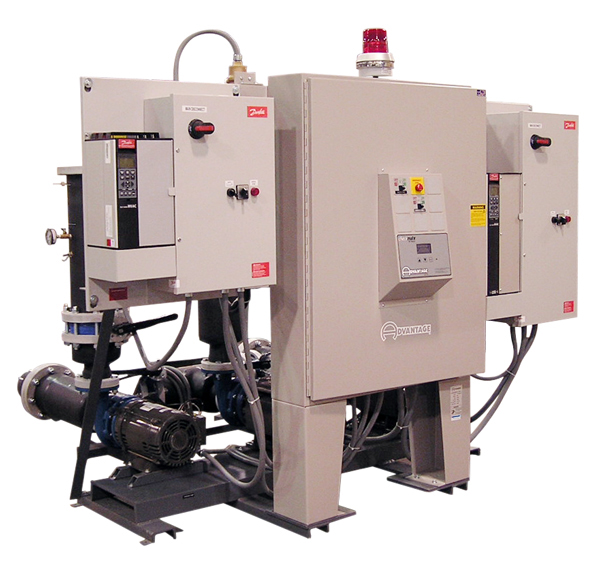 Typical Variable Speed Drives application on Advantage pump station.