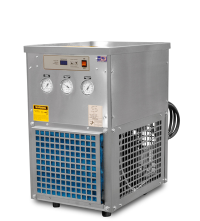 Clean Condenser on a Portable Water Chiller