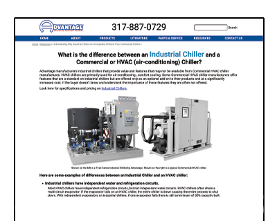 Industrial Chillers or HVAC