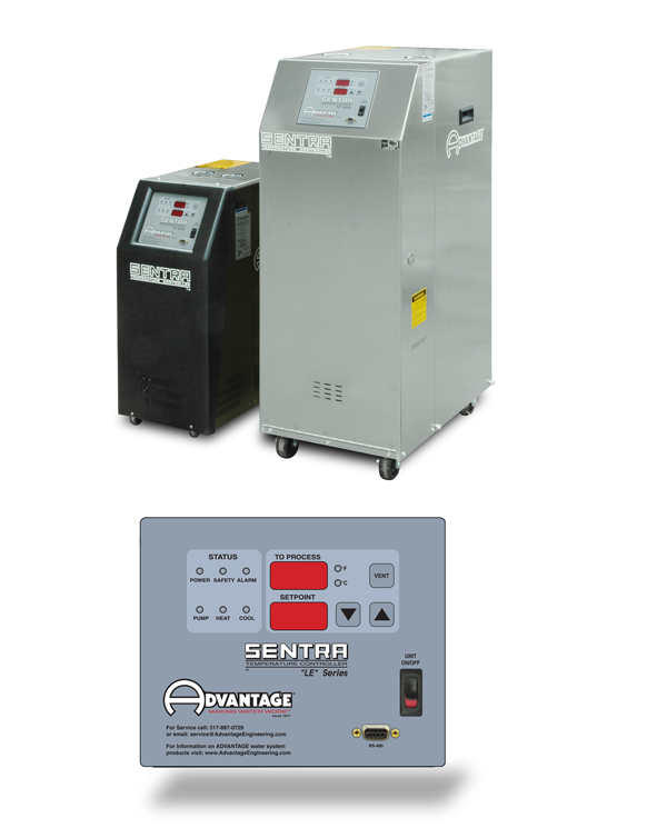 temperature control units with LE Series control instrument