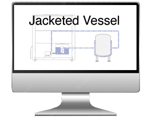 A Simple Flash Animation of Jacketed Vessel Cooling